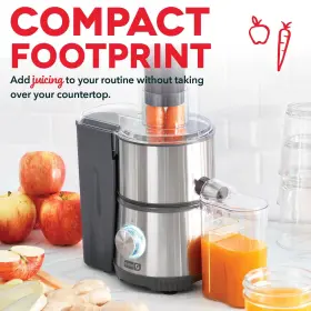 Dash 810051852608 Compact Centrifugal Juicer Press Juicing Machine 2-speed 2 Wide Feed #3