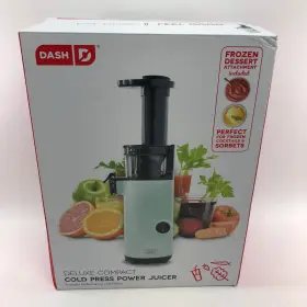 Dcsj255gbaq06 Dash New Deluxe Compact Cold Press Power Juicer
