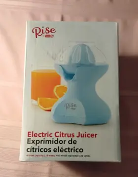 Rcj100gbsk04 Dash Rise By Electric Citrus Juicer With Easy Pour Spout Blue