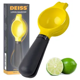 Deiss 251969621218 Pro Heavy-duty Metal Lemon Squeezer Max Juice Extraction Hand Juicer Easy Clean