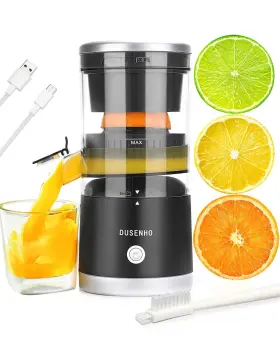 Juicer002 Dusenho Citrus Juicer Machines Rechargeable - Portable With Usb And Cleaning