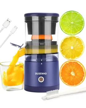 Juicer003 Dusenho Citrus Juicer Machines Rechargeable - Portable With Usb And Cleaning B