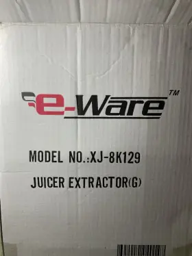 Xj-8k129 E-ware Model Juice Extractor Excellent Condition