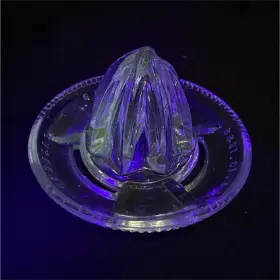 Sep-10-1889 Easley Antique Easleys Patent Glass Citrus Reamer 1888/1889 - Uv Manganese Glow
