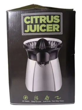 Eco Chef 041979207847 Electric Citrus Juicer Orange/lemon/lime 2-way Twist Anti-drip Easy Use #2