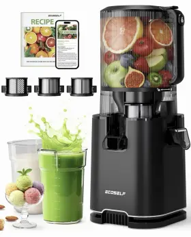B0fvlb129m Ecoself Cold Press Juicer With 3 Filters For Juice/sorbet/nut Milk