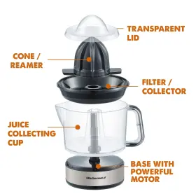 Ets623 Elite Gourmet 717056131540 Bpa-free Electric Citrus Juicer Compact Large Volume #2