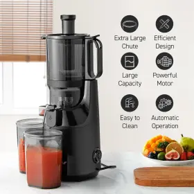 Ejx320 Elite Gourmet 717056131595 Big Mouth Whole Fruit 5.2 Inch Self-feeding Chute Cold Pres #2