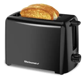 B0cb1sswrm Elite Gourmet Ect1027b Cool Touch 2-slice Toaster 6 Settings Extra-wide Slots