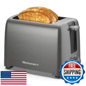 B0f3fv89sd Elite Gourmet Ect1027g Cool-touch 2-slice Toaster 6 Settings Cancel