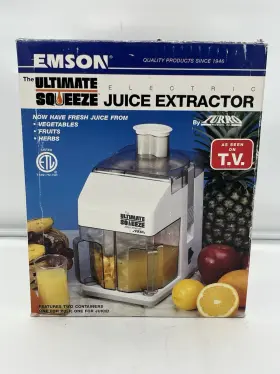 Emson 080313022432 New Vintage The Ultimate Electric Squeeze Juice Extractor As Seen On Tv