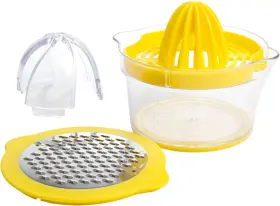 Epoca 445037259244 4-in-1 Citrus Juicer And Zester Multifunctional Kitchen Gadget Dishwasher Safe