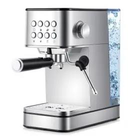 Espresso Machine 694162395960 20 Bar Compact Stainless Steel Coffee Maker With Milk Frother-s