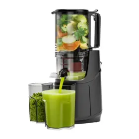 Mj006-130bl Euhomy Cold Press Juicer 5.1 Inch Feed Chute 150w Slow Masticating For Fruits And Veg