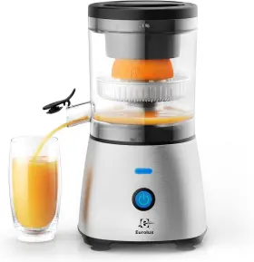 Eurolux 042796148009 Electric Citrus Juicer Stainless Steel Premium Hands-free One-touch Or