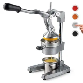 Eurolux 042796250023 Cast Iron Citrus Juicer Extra-large Commercial Grade Manual Hand Press He