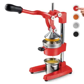 Eurolux 042796250030 Cast Iron Citrus Juicer Extra-large Commercial Grade Manual Hand Press He