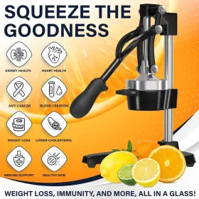 Eurolux 313112078035 Cast Iron Citrus Juicer Extra-large Commercial Grade Manual Hand Press #2