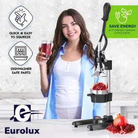 Eurolux 313112078035 Cast Iron Citrus Juicer Extra-large Commercial Grade Manual Hand Press #3