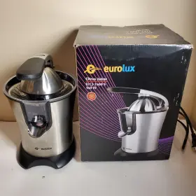 Elcj-1600s Eurolux Electric Citrus Juicer Squeezer Stainless Steel 160w