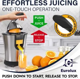 Elcj-1600sn Eurolux Premium Electric Orange Juicer Stainless Steel Citrus Squeezer #3