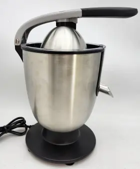 Elcj-1700s Eurolux Black Silver 160 Watts Stainless Steel Corded Citrus Juicer #2