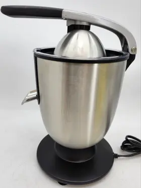 Elcj-1700s Eurolux Black Silver 160 Watts Stainless Steel Corded Citrus Juicer #3