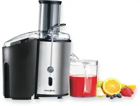 Eje7000b Eurostar Juice Extractor With Big Mouth 3 Inch Feed Chute 2-speeds 700w Black