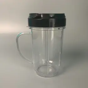 Mb1001 Felji 18 Oz Cup With Flip Top To-go Lid For Magic Bullet 250w Blenders