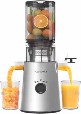 Je70 Floisdace Cold Press Juicer Slow Masticating Machines With 5 Inch Feeding Chute