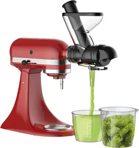 Focollk 313039089053 Masticating Juicer Attachment For Kitchenaid Stand Mixer - Cold Press Dual Feed