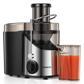 600w Fohere 735940863865 Juicer Machines 3 Inch Wide Feed Chute Extractor For Whole Fruit And