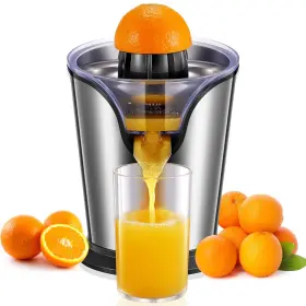 Fohere 754194085403 Orange Juicer Squeezer Electric Citrus With Two Interchangeable