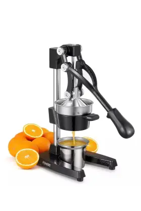Wm-1158 Fohere Manual Citrus Juicer Easy Juicing Clean Stainless Steel Cast Iron