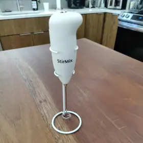 Jb9299 Fox Valley Traders Stir Mix Handheld Drink Mixer - White Tested And Working