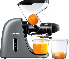 Fretta 313047516503 Cold Press Juicer Machines Vegetable And Fruit With 3ftft Feeding Chute Ma