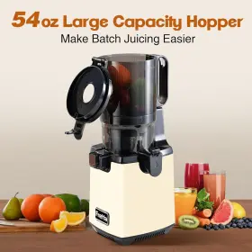 F6000 Fretta Cold Press Juicer Machines 5.3ftft Self Feeding Slow Masticating Juicers #3