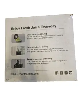 Sj-029c Fretta Cold Press Juicer Machines Slow Masticating #3