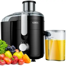 127003 Gdor Centrifugal Juicer Machine 2.5 Inch Feed Chute 250w Dual Speed Fruit Vegetable