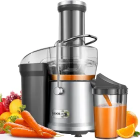 Je210609 Gdor 1200w Juicer With Larger 3.2 Inch Feed Chute Titanium Enhanced Cutting System
