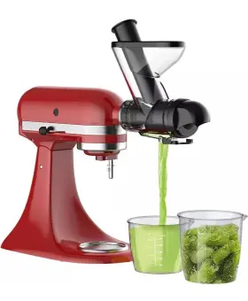 Gd300 Gdrtwwh Masticating Juicer Attachment For Kitchenaid Stand Machine New