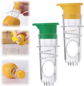 Ginolmis 445008659639 Lemon Squeezer 2025 New Screw-top Manual Juicer With Built-in Fil