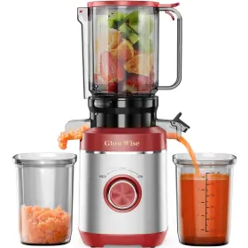 Glowwise 792936181259 Juicer Machines With Built-in Blades For Slicing Whole Fruits And Vegetables C