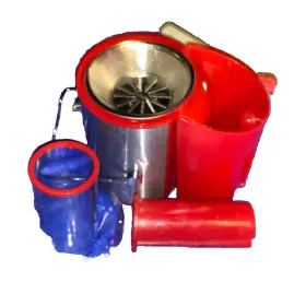 Hl-2098 Gnc Deluxe Juicer Red 700 Watt Fruit Vegetable Juicing Machine #3
