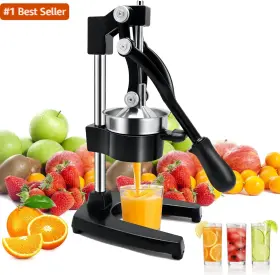 Godhop 445038778706 Manual Citrus Juicer Commercial Fruit Press For Lemon Pomegranate Orange Lim