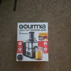 86311155 Gourmia 6 Speed Big Mouth Extraction Digital Juicer With Self-cleaning Cycle