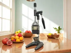 Fbfjp-1 Grand Bazaar Heavy-duty Manual Citrus And Pomegranate Juicer Commercial Grade Fruit Press