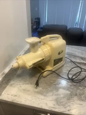 Gp-e1503 Green Power Juice Extractor Gold Model Twin Gear # Tested Works Read #2