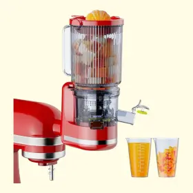 Gvode4.9 Gvode Kitchen Aid Juicer Attachment - Red Cold Press Slow