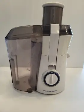 67600 Hamilton Beach Juice Extractor White Manual Tested Works
